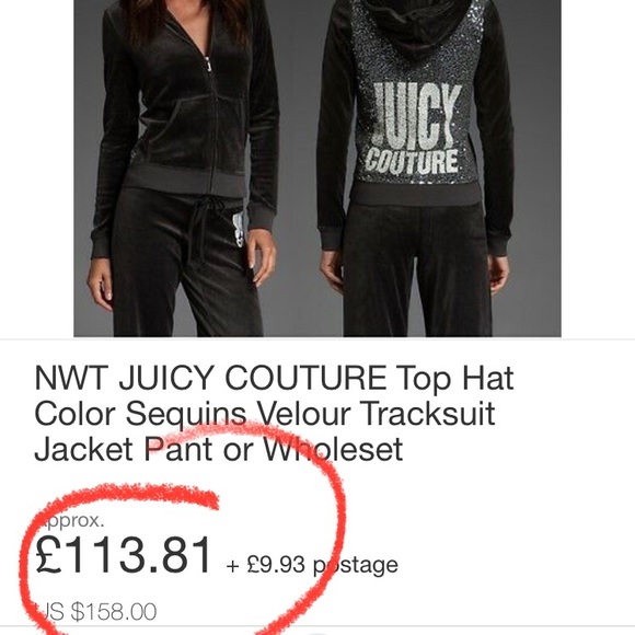 Juicy Couture Bling out Hoodie - Picture 5 of 5